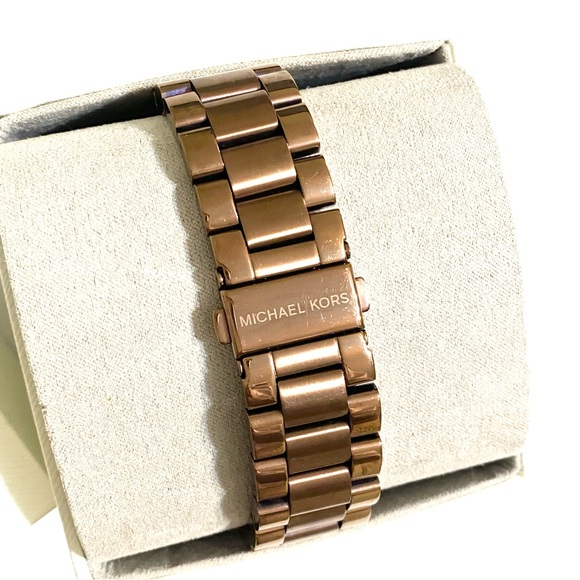 MICHAEL KORS OVERSIZED BRADSHAW MK6247 SABLE WATCH - Picture 5 of 8